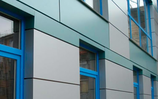 Композитные фасадные панели из алюминия