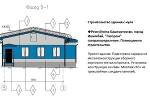 Строительство здания с нуля Газпром